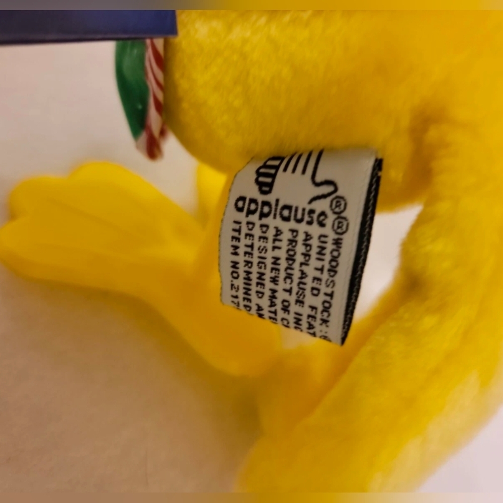 Vintage 1972 Applause Christmas Plush Woodstock Elf Santa's Helper - Picture 4 of 10